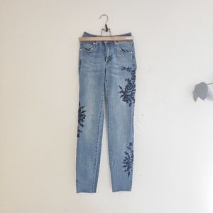 Cotton On embroidered jeans